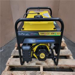 CALIFORNIA AS-IS LIKE NEW CHAMPION DUAL FUEL 5 300 STARTING WATTS/ 4 250 RUNNING WATTS PORTABLE GENERATOR