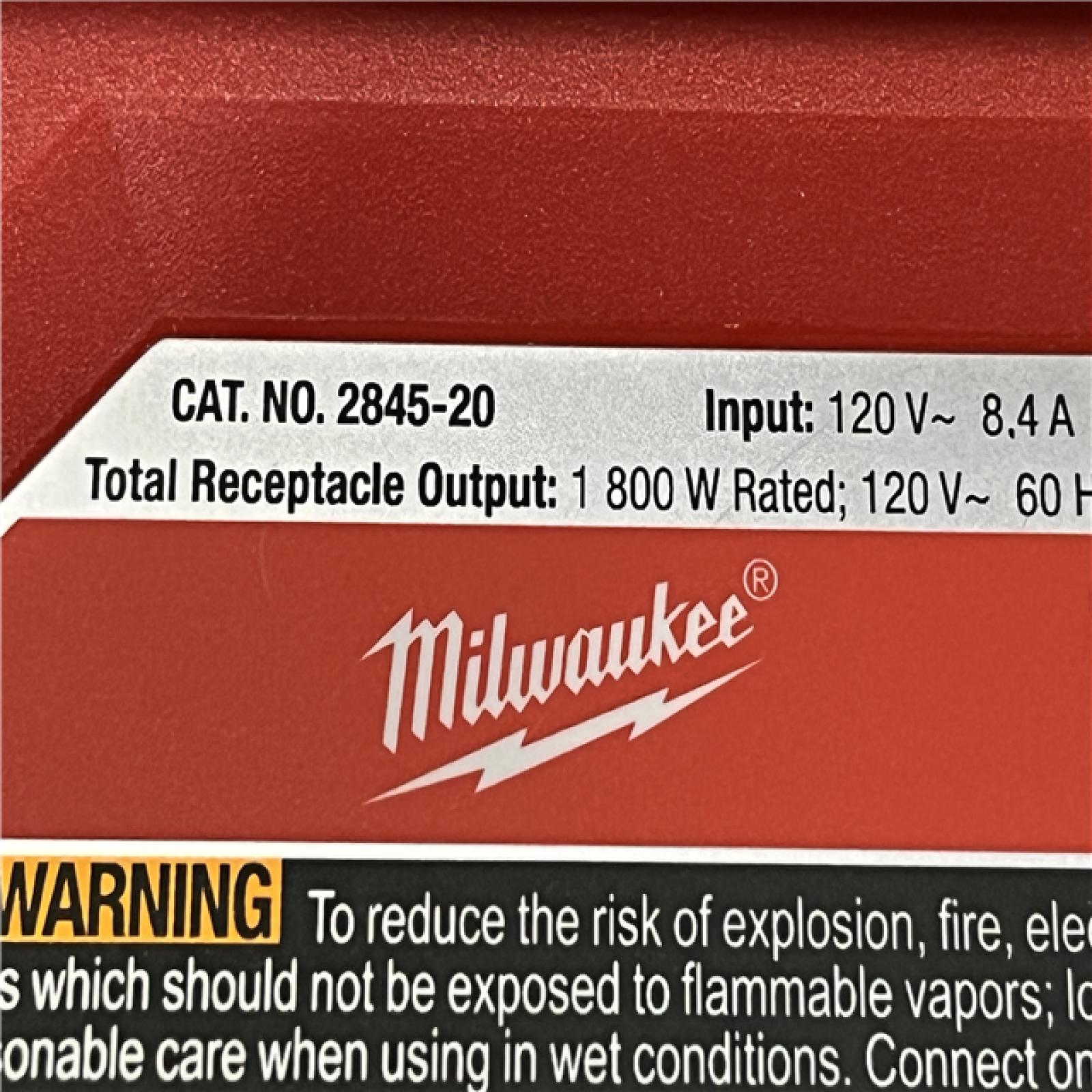 AS-IS Milwaukee 18V Lithium-Ion Cordless 3600-Watt/1800-Watt Battery Powered Power Supply (Tool Only)
