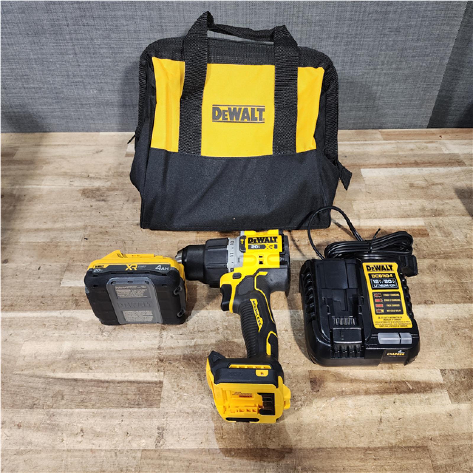 Houston Location AS-IS DeWalt XR Drill and battery with Charger