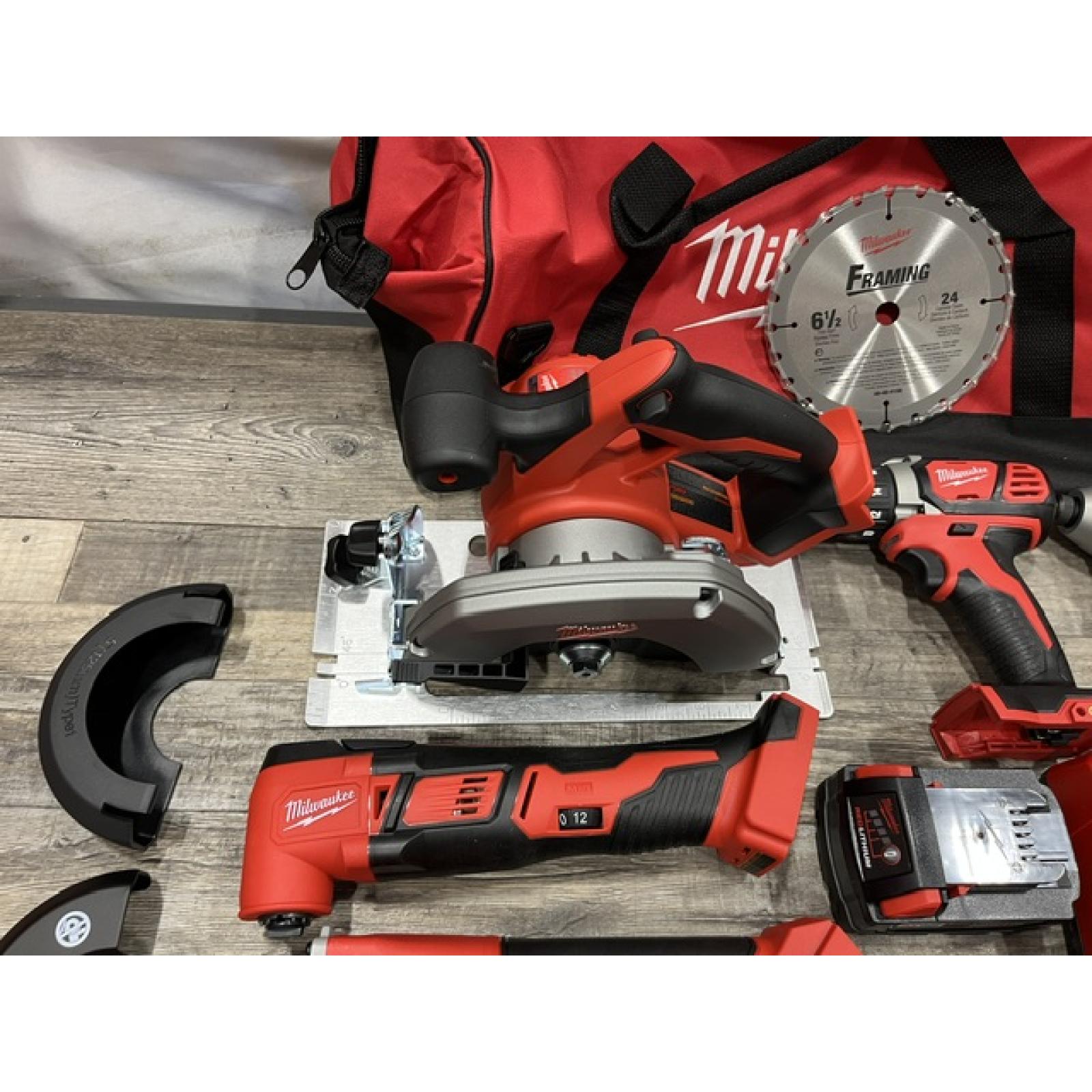AS-IS Milwaukee 18-Volt Lithium-Ion Cordless (6-Tool) Combo Kit