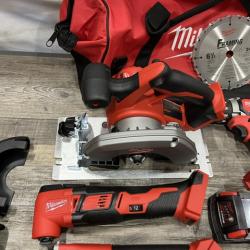 AS-IS Milwaukee 18-Volt Lithium-Ion Cordless (6-Tool) Combo Kit