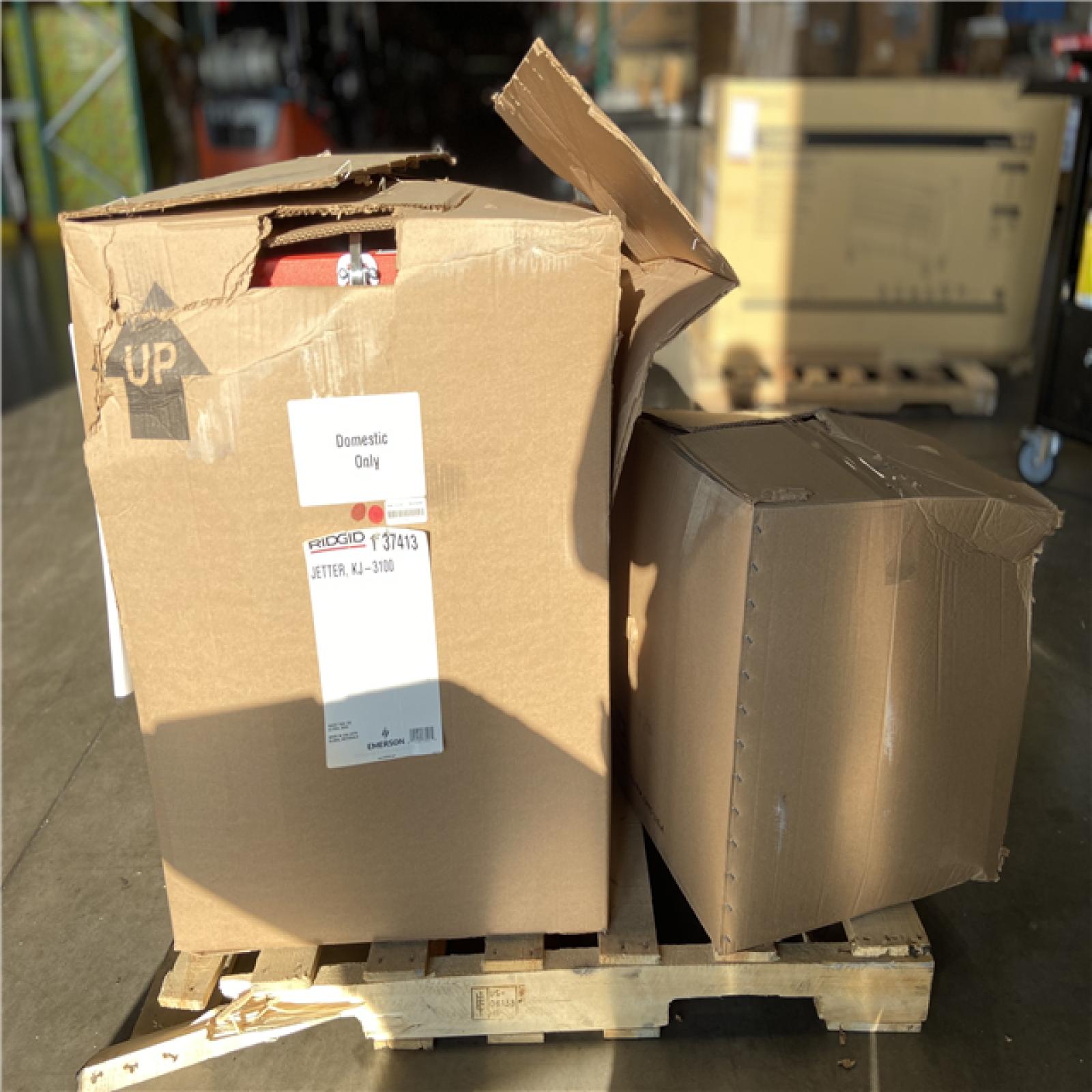 DALLAS LOCATION -  RIDGID KJ-3100 3000 PSI 5.5 GPM Portable Water Jetter for 2 in. to 10 in. Drain Lines with Removeable Nylon Braid Hose/Reel