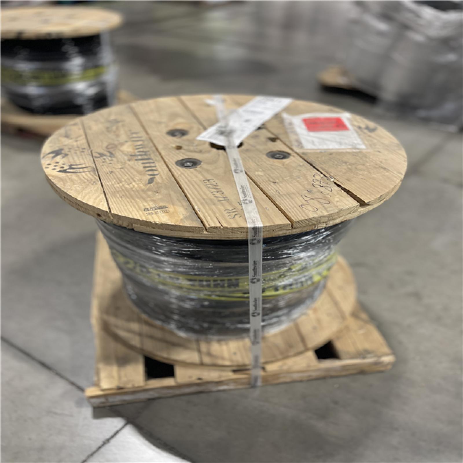 DALLAS LOCATION -AS-IS  Southwire 2 500 ft. 2/0 Black Stranded CU SIMpull THHN Wire