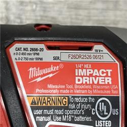 AS-IS Milwaukee 18V Lithium-Ion Cordless Drill Driver/Impact Driver Combo Kit