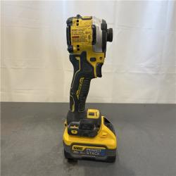 AS-IS - DEWALT 20V Cordless Compact Impact Driver 20V MAX POWERSTACK Battery Starter Kit