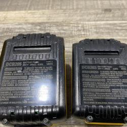 AS-IS DEWALT 20V MAX Lithium-Ion Battery Kit with 5.0Ah and 2.0Ah Battery and Charger