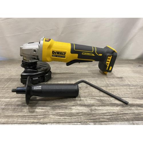 AS-IS DEWALT 20V MAX Cordless Brushless 4-1/2 in. Angle Grinder with Paddle Switch (Tool Only)