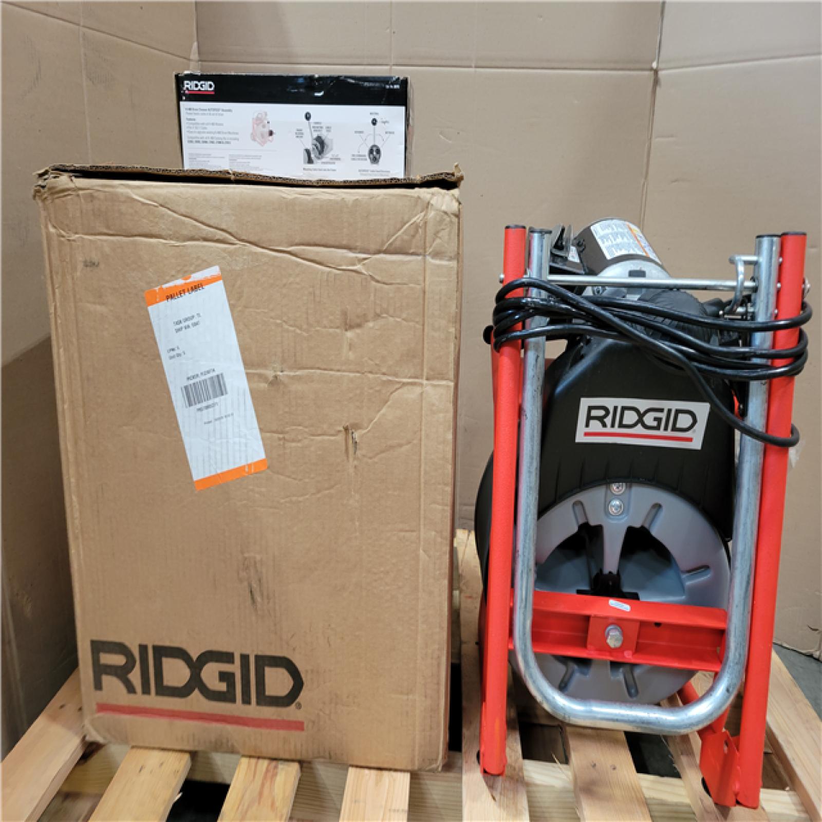 CALIFORNIA AS-IS RIDGID K-400F WITH AUTOFEED