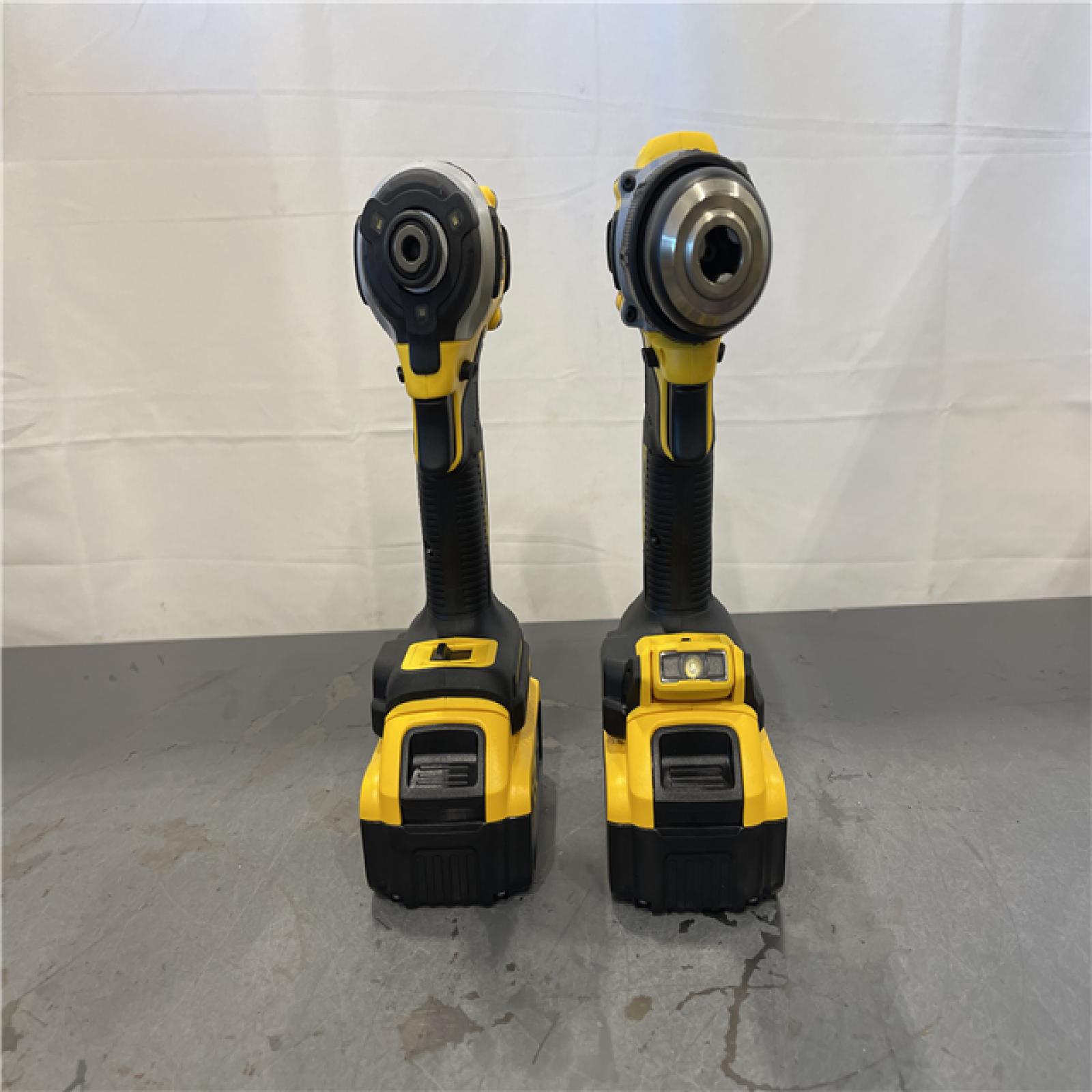 AS-IS - DEWALT 20V MAX XR Hammer Drill and ATOMIC Impact Driver 2 Tool Cordless Combo Kit