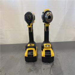 AS-IS - DEWALT 20V MAX XR Hammer Drill and ATOMIC Impact Driver 2 Tool Cordless Combo Kit