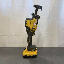 AS-IS - DeWalt ATOMIC 20V MAX Cordless Brushless Compact Reciprocating Saw and (1) 20V MAX Compact Lithium-Ion 4.0Ah Battery