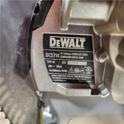 HOUSTON LOCATION - AS - IS 20-Volt MAX XR Cordless 10 in. Dual Bevel Fixed Miter Saw (Tool Only)