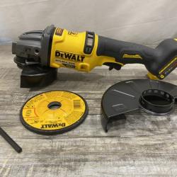AS-IS DEWALT FLEXVOLT 60V MAX Cordless Brushless 4.5 in. to 6 in. Small Angle Grinder with Kickback Brake (Tool Only)