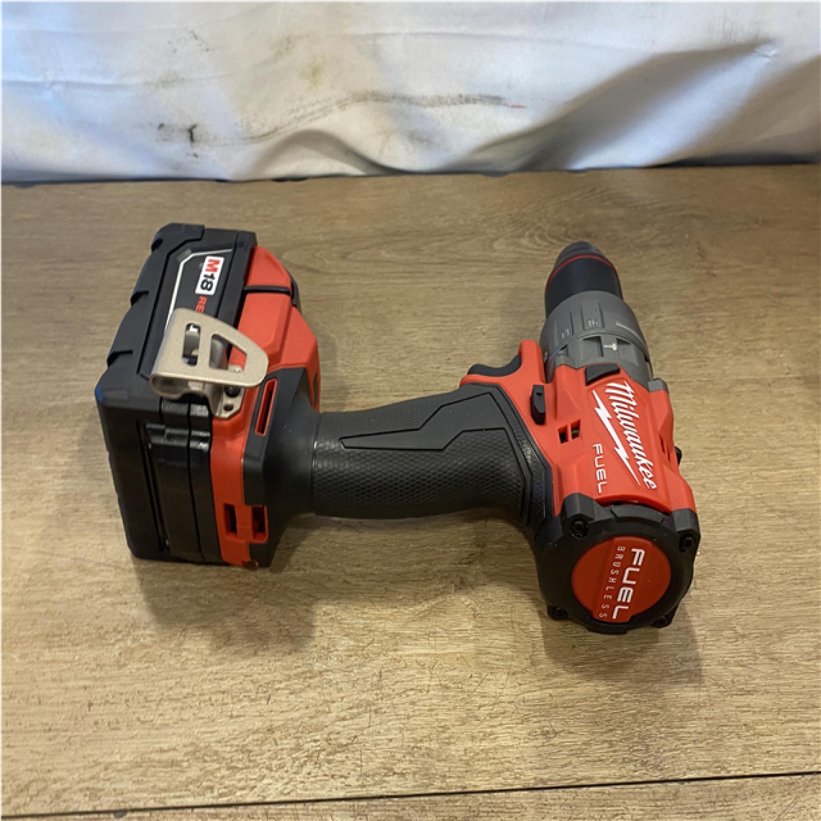 AS-IS Milwaukee FUEL 18V Lithium-Ion Brushless Cordless Hammer Drill and Impact Driver Combo Kit