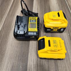 AS-IS  DEWALT 20V MAX Lithium-Ion 6.0Ah and 4.0Ah Battery and Charger Starter Kit