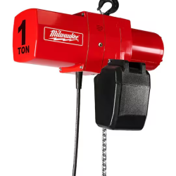 NEW!- Milwaukee 1 Ton 10 ft. Electric Chain Hoist