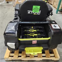 Dallas Location - As-Is RYOBI 80V HP Brushless 54 in. Battery Electric Cordless Zero Turn Riding Mower (3) 80V Batteries (4) 40V Batteries and Charger