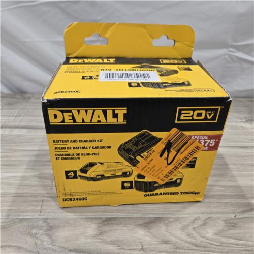 NEW! - DEWALT 20V MAX 6.0Ah and 4.0Ah Battery and Charger Starter Kit