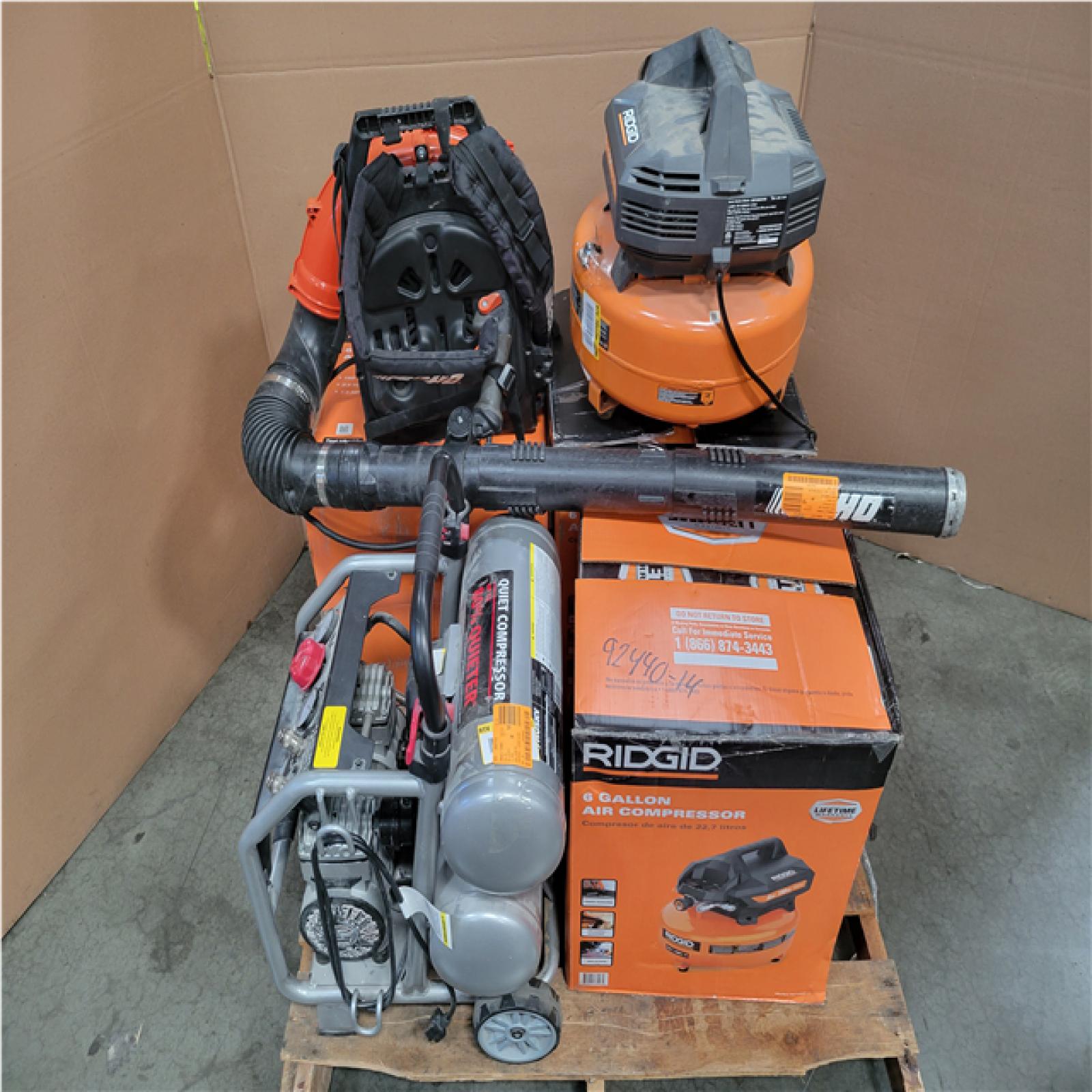 CALIFORNIA AS-IS OUTDOOR POWER EQUIPMENT