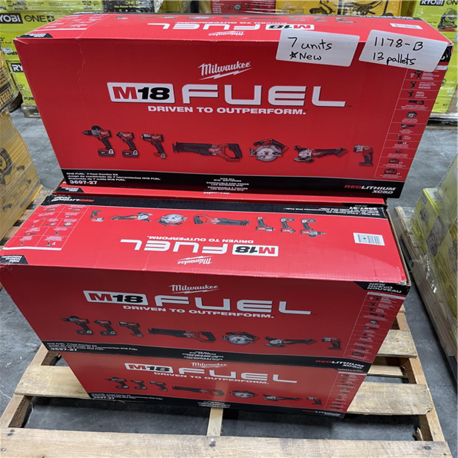 Atlanta Location As-Is Power Tools Partial Truckload (13 Pallets)1178-B