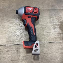 AS-IS Milwaukee 18V Lithium-Ion Cordless 1/4 in. Hex Impact Driver (Tool-Only)