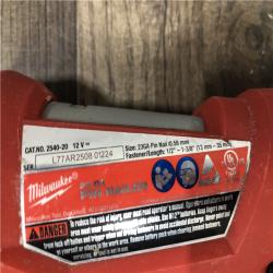 AS-IS Milwaukee 12-Volt 23-Gauge Lithium-Ion Cordless Pin Nailer (Tool-Only)