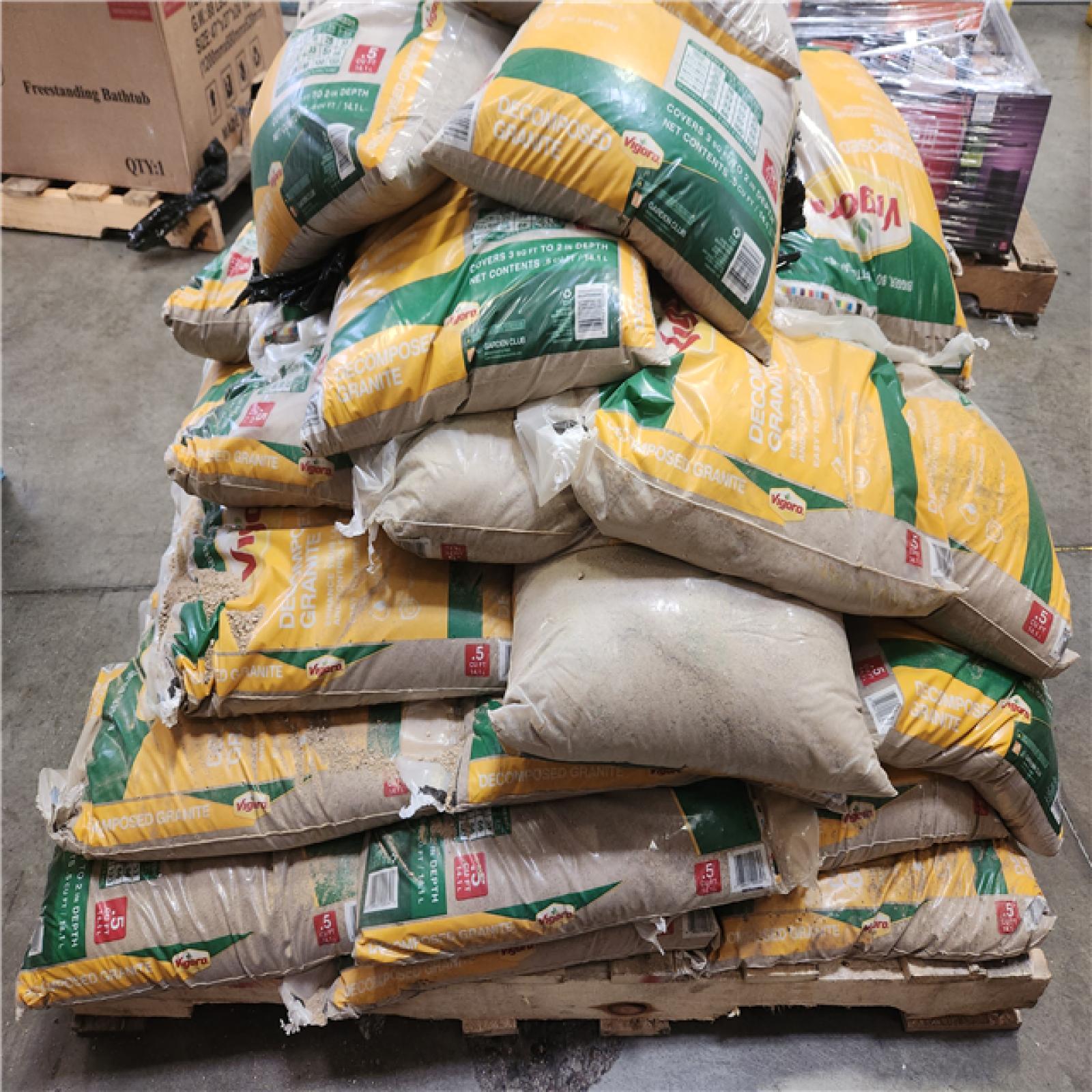 Phoenix Vigoro 0.5 cu. ft. (.10 in. to .25 in.) Bagged Decomposed Granite Brown Decorative Landscape Rock Pallet (39-Bags)