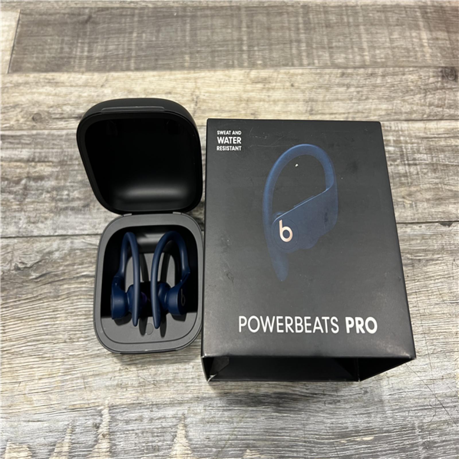 AS-IS Beats by Dr. Dre Powerbeats Pro Bluetooth True Wireless Earbuds with Charging Case  Navy Blue