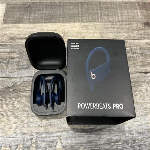 AS-IS Beats by Dr. Dre Powerbeats Pro Bluetooth True Wireless Earbuds with Charging Case  Navy Blue