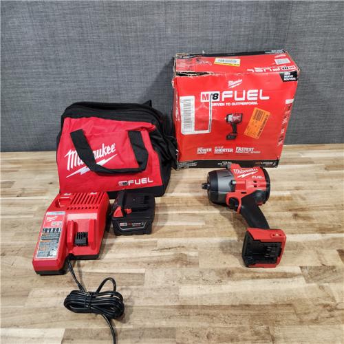 HOUSTON LOCATION - AS-IS (APPEARS LIKE NEW) Milwaukee FUEL 18V Lithium-Ion Brushless Cordless 1/2 in. Impact Wrench w/Friction Ring Kit