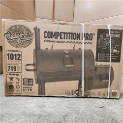 Phoenix Location NEW Char-Griller 1012 sq. in. Competition Pro Offset Charcoal Grill or Wood Smoker in Black
