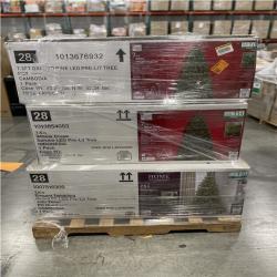DALLAS LOCATION- AS-IS ASSORTED CHRISTMAS TREES PALLET