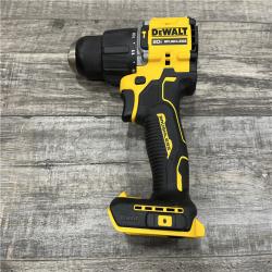 AS-IS DEWALT ATOMIC 20V Lithium-Ion Cordless 1/2 in. Hammer Drill Kit