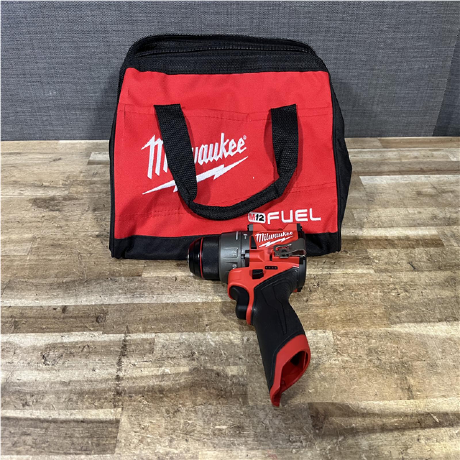 Houston Location AS-IS Milwaukee FUEL 12V Lithium-Ion Brushless Cordless 1/2 in. Hammer Drill (Tool-Only)