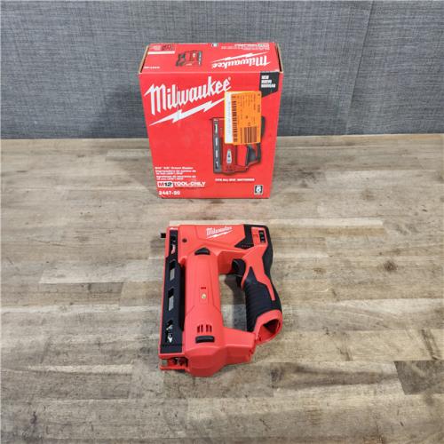 HOUSTON LOCATION - AS-IS Milwaukee M12 3/8 Crown Stapler (Tool Only)