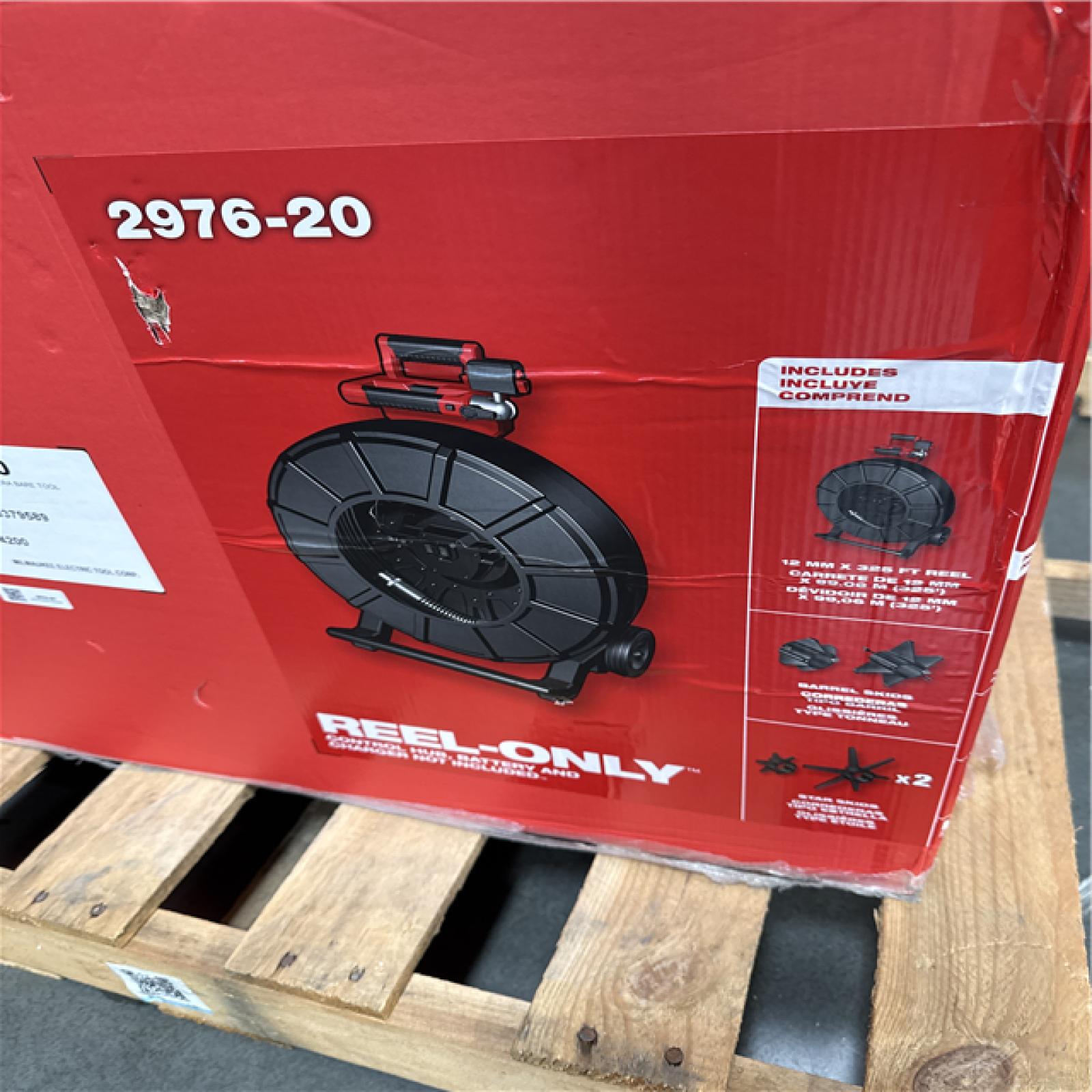 California AS-IS Milwaukee M18 325' Stiff Pipeline Inspection System Model #2976-20 (Tool Only); Appears in Like-New Condition