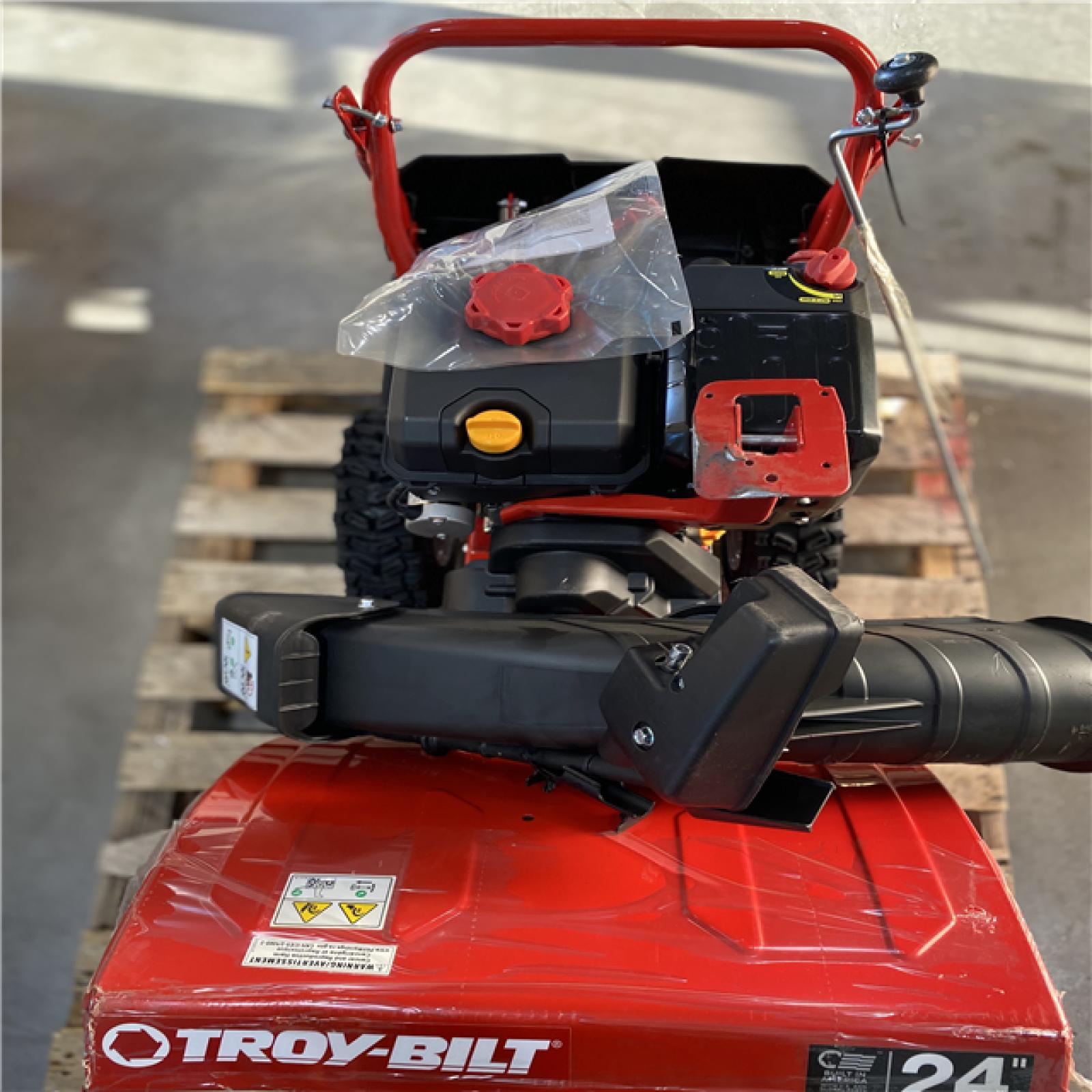Dallas Location -NEW- Troy-Bilt Storm 24 in. 208 cc Two- Stage Gas Snow Blower with Electric Start Self Propelled