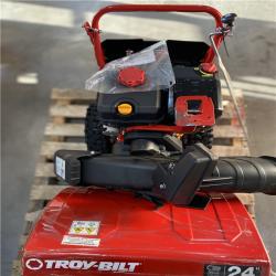 Dallas Location -NEW- Troy-Bilt Storm 24 in. 208 cc Two- Stage Gas Snow Blower with Electric Start Self Propelled