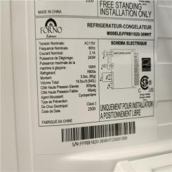 Phoenix AS-IS Forno Espresso Moena 36 in. French Door Refrigerator in White  19.2 Cu.ft