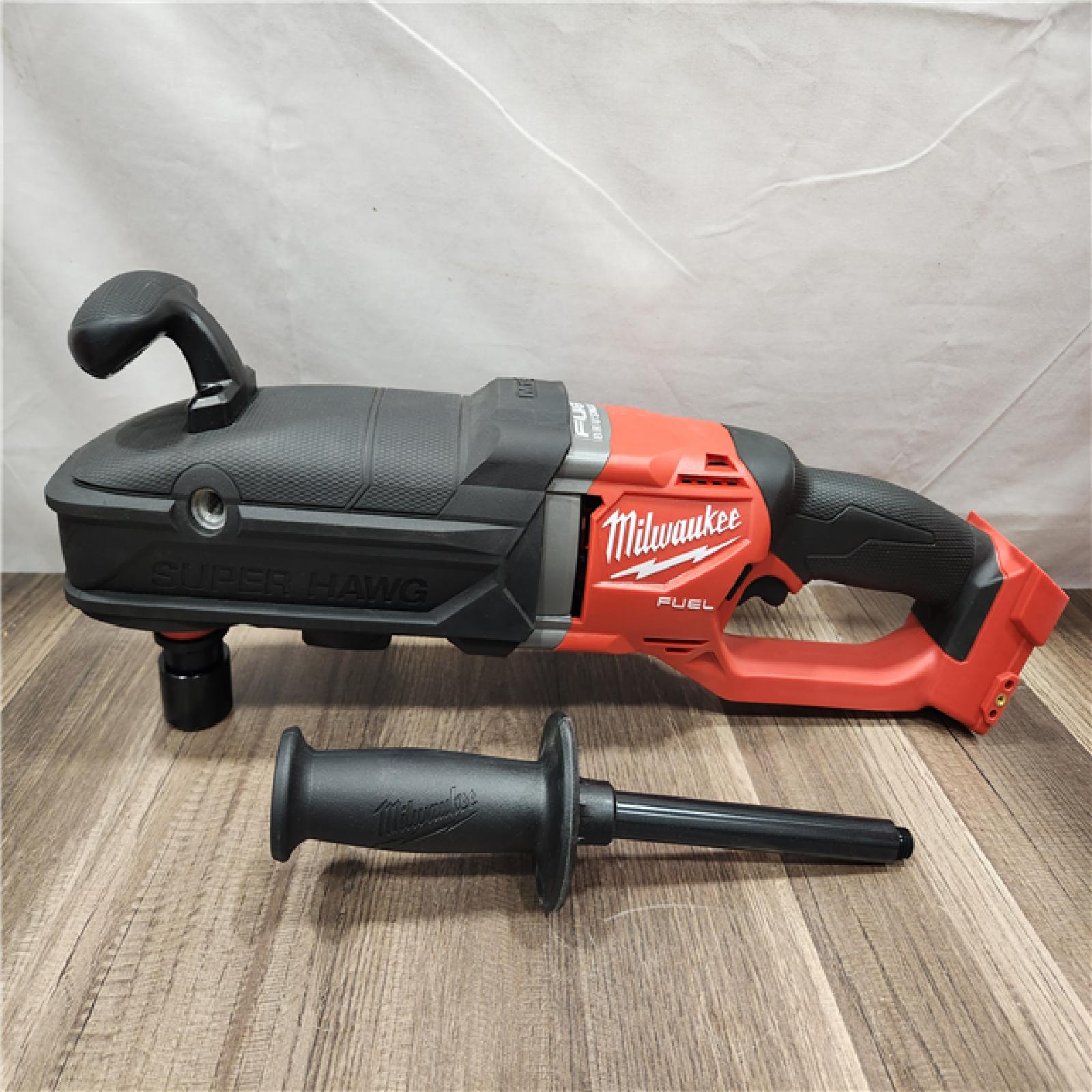 AS-IS- Milwaukee M18 FUEL 18V Lithium-Ion Brushless Cordless GEN 2 SUPER HAWG 7/16 in. Right Angle Drill (Tool-Only)