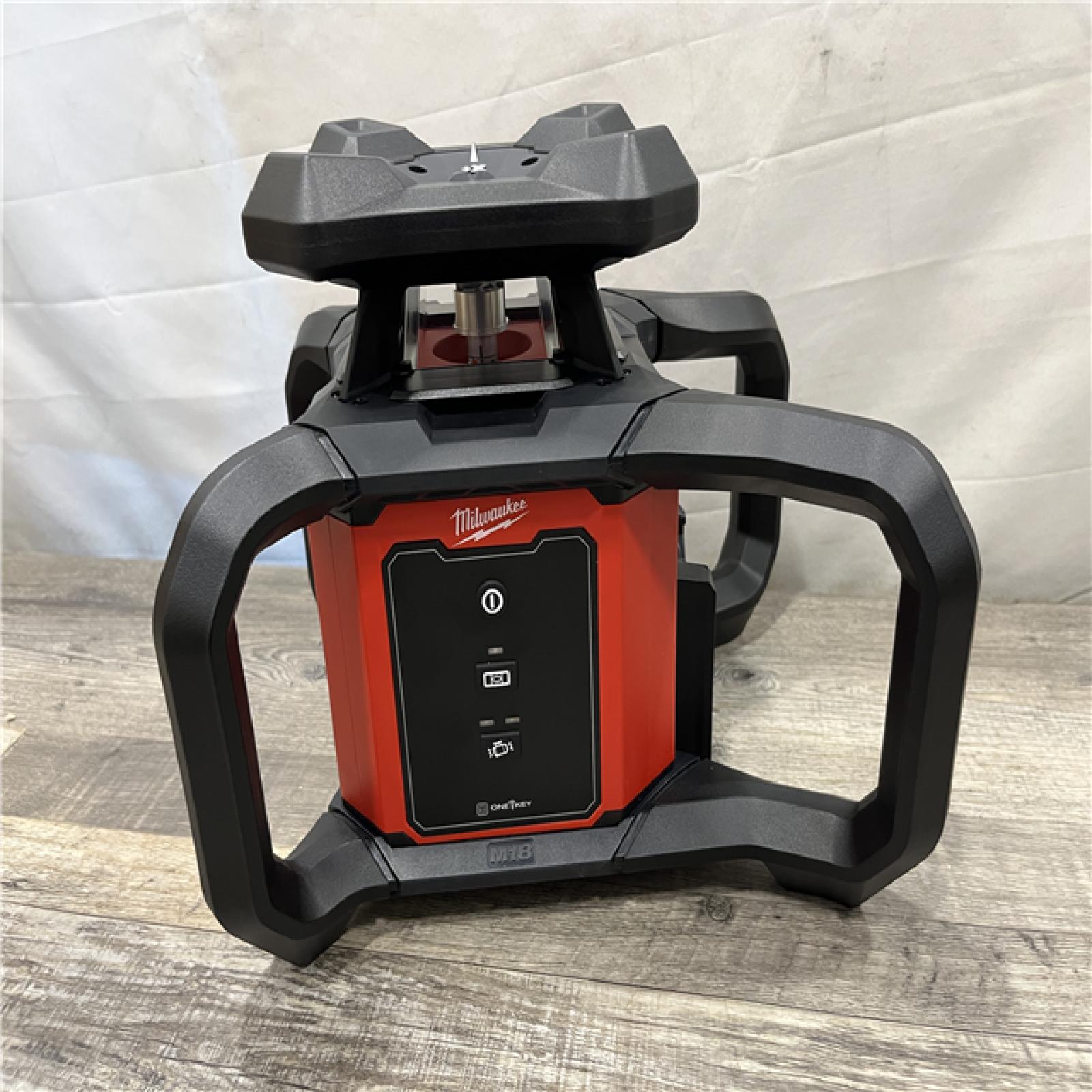 AS-IS Milwaukee M18 2000 ft. Red Exterior Rotary Laser Level Kit