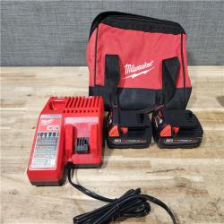 HOUSTON LOCATION - AS-IS Milwaukee 18V Lithium-Ion Cordless Drill Driver/Impact Driver Combo Kit