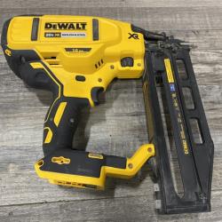 AS-IS DEWALT 20V MAX XR 16-Gauge Lithium-Ion Cordless Finish Nailer (Tool Only)