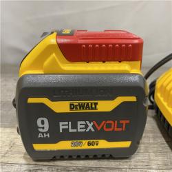 AS-IS DEWALT 20V/60V MAX FLEXVOLT Lithium-Ion 9.0Ah Battery and Charger Starter Kit