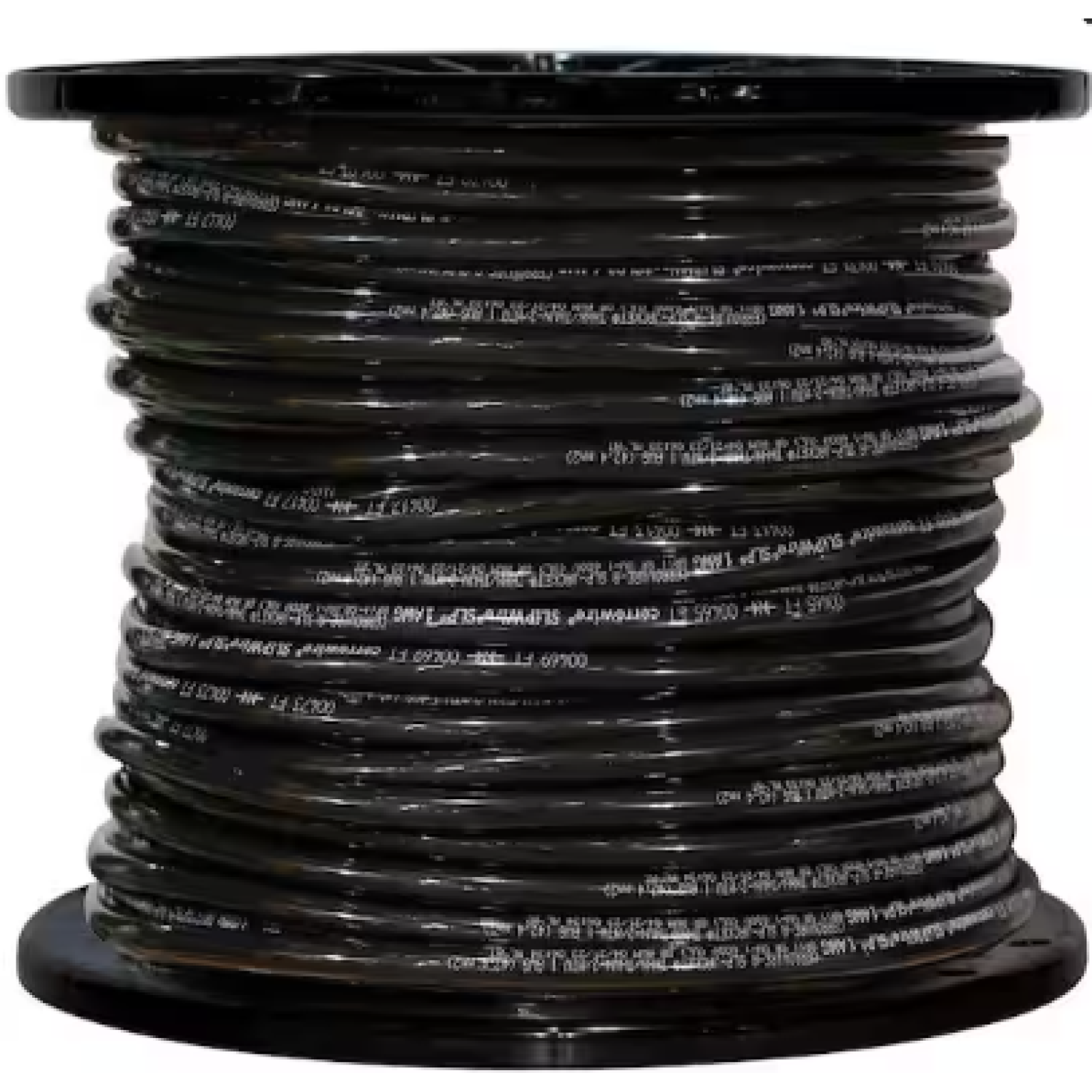 DALLAS LOCATION- AS-IS CERROWIRE 500ft 3 GAUGE BLACK STRANDED THHN COPPER WIRE (2 UNITS)