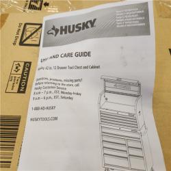 Phoenix Husky Tool Storage 42 in. W x 18 in. D Standard Duty Black Tool Chest Combo