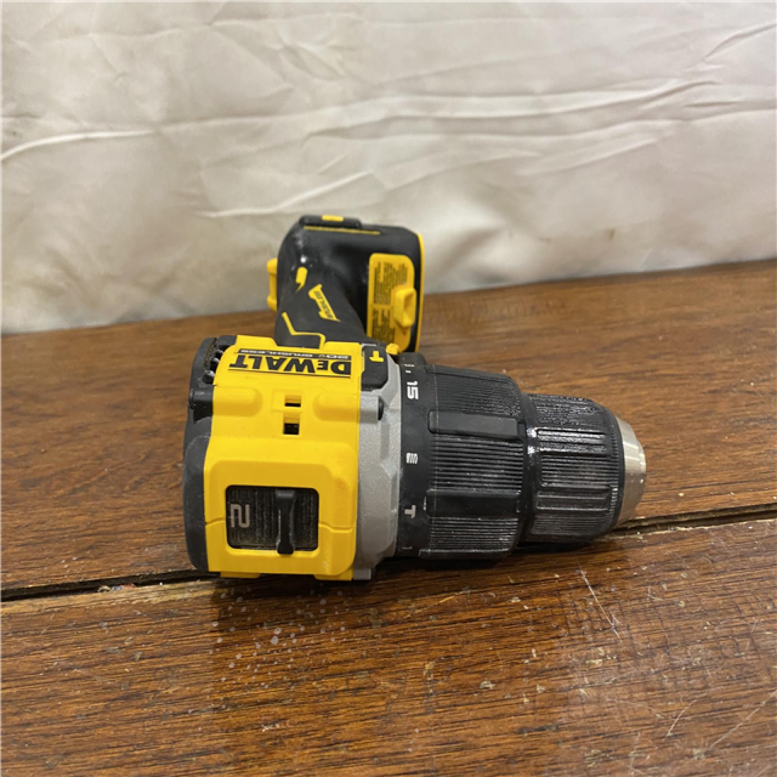 AS-IS DEWALT ATOMIC 20-Volt Lithium-Ion Cordless 1/2 in. Compact Hammer Drill with 3.0Ah Battery, Charger and Bag