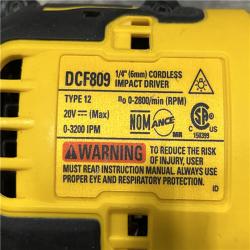 AS-IS DEWALT Atomic 20V Max Lithium-Ion Brushless Cordless Compact 1/4 in. Impact Driver Kit