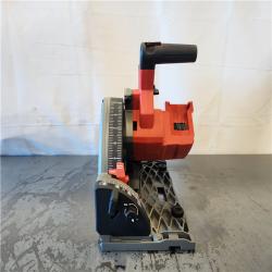 AS-IS- NEW Milwaukee M18 FUEL 18-Volt Lithium-Ion Brushless Cordless 6-1/2 in. Plunge Track Saw PACKOUT Kit with One 6.0 Ah Battery