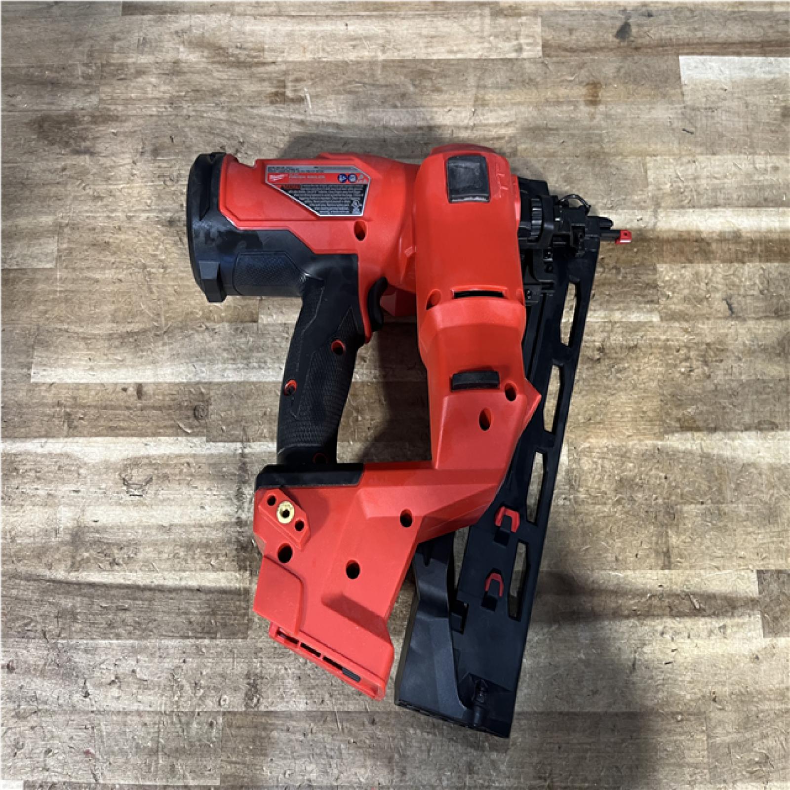 Houston Location AS-IS Milwaukee FUEL 18-Volt Lithium-Ion Brushless Cordless Gen II 16-Gauge Angled Finish Nailer (Tool-Only)